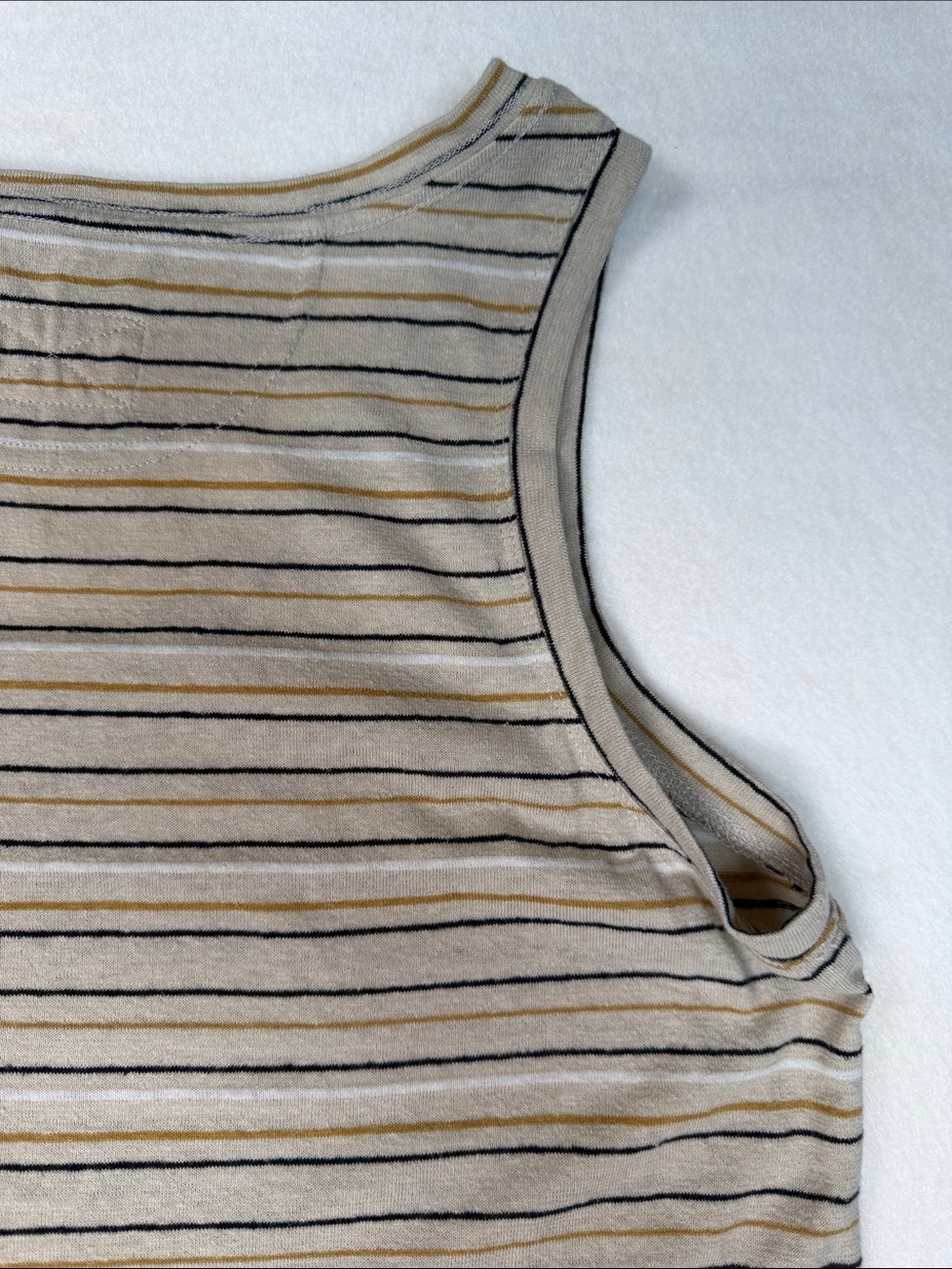 Prana Beige and Black Striped Tank Top - Picture 5 of 5